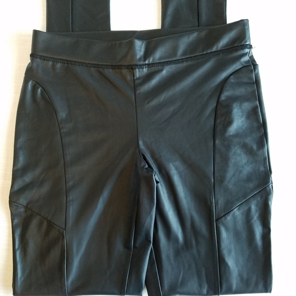 faux leather leggings - Picture 1 of 3